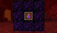 An Item Frame containing a Potion of Strength (Image via Minecraft)